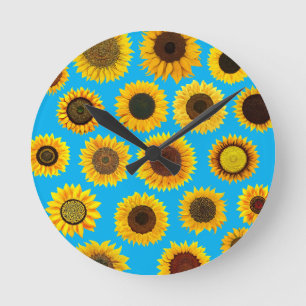 Zonnebloemen Ronde Klok