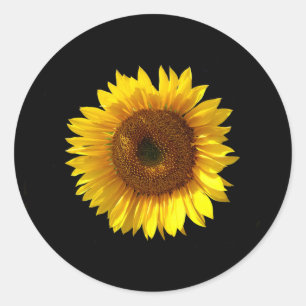 Zonnebloemen Ronde Sticker