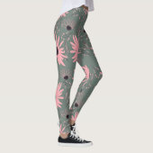 Zonnebloemen Roze hand, gebotteld Leggings (Rechts)