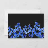 Zonnebloemen Rustic Antlers Floral Wedding Save The Date (Achterkant)