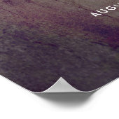 Zonnebloemen Rustic Country Fall Wedding Sign Poster (Hoek)