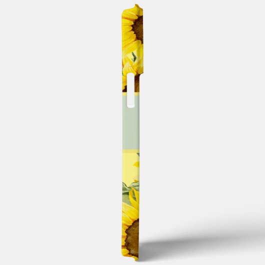 Zonnebloemen Rustige, bruine Waterverf Aangepast Case-Mate iPhone Case (Achterkant / Rechts)