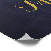 Zonnebloemen Rustige lichten vallen welkomstbord v Poster (Hoek)