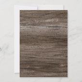 Zonnebloemen Rustisch Hood String Licht Housewarmi Kaart (Achterkant)