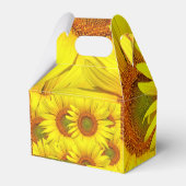 Zonnebloemen Rustisch Land Floral Summer Yellow Bedankdoosjes (Achterkant)