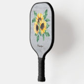 Zonnebloemen - Rustisch Monogram Pickleball Paddle (Links)