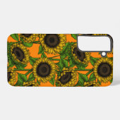 Zonnebloemen Samsung Galaxy Hoesje (Achterkant horizontaal)
