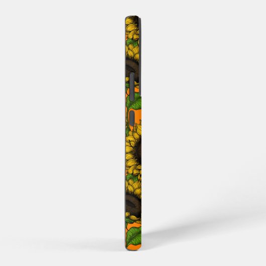 Zonnebloemen Samsung Galaxy Hoesje (Rechterkant)