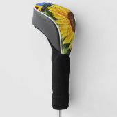 Zonnebloemen Schilderd hek Golfheadcover (Schuin)