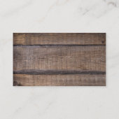 Zonnebloemen Schilderd hek Visitekaartje (Achterkant)