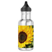 Zonnebloemen Schilderd hek Waterfles (Rechts)