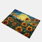Zonnebloemen Schilderij Van Gogh Deurmat (Schuin)