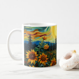 Zonnebloemen Schilderij Van Gogh Koffiemok