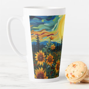 Zonnebloemen Schilderij Van Gogh Latte Mok