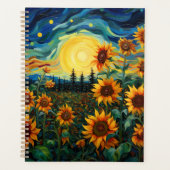 Zonnebloemen Schilderij Van Gogh Planner (Voorkant)