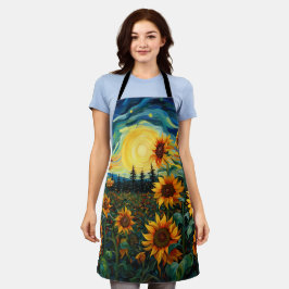 Zonnebloemen Schilderij Van Gogh Schort