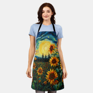 Zonnebloemen Schilderij Van Gogh Schort