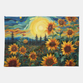 Zonnebloemen Schilderij Van Gogh Theedoek (Horizontaal)