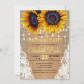 Zonnebloemen, schoot in het najaar van de herfst kaart (Voorkant)