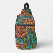Zonnebloemen Schoudertas Sling Bag (Voorkant)