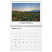 Zonnebloemen & Schriftkalender Kalender (Feb 2027)