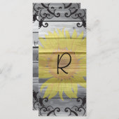 Zonnebloemen Schuur Hout Collectie Programma Rack Programmakaart (Voorkant / Achterkant)