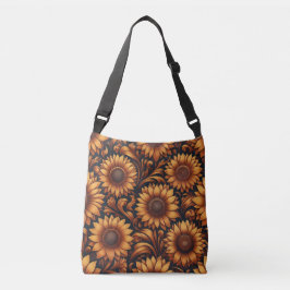 Zonnebloemen Seizoen Crossbody Tas