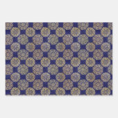 Zonnebloemen Shiny Batik Inpakpapier Vel (Voorkant 2)