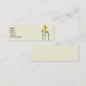Zonnebloemen - Skinny Mini Visitekaartje (Voorkant / Achterkant)