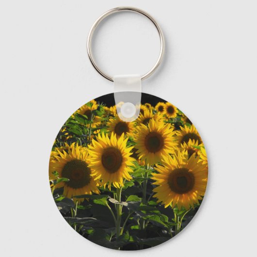 zonnebloemen sleutelhanger (Voorkant)