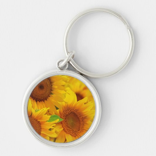 Zonnebloemen Sleutelhanger (Voorkant)