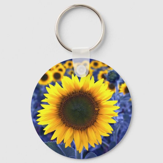 Zonnebloemen Sleutelhanger (Voorkant)