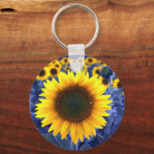 Zonnebloemen Sleutelhanger (Voorkant)