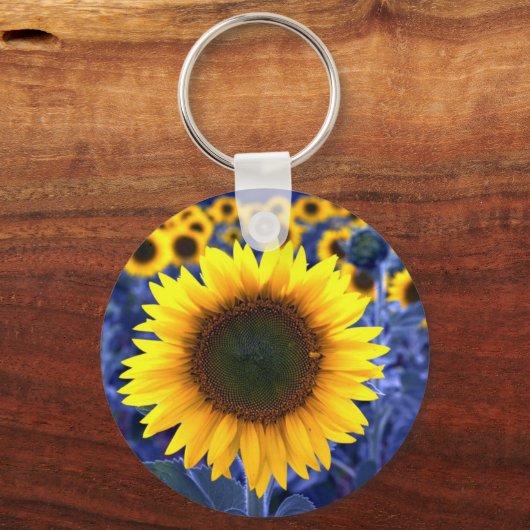 Zonnebloemen Sleutelhanger (Voorkant)