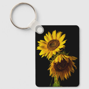 Zonnebloemen sleutelhanger