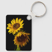 Zonnebloemen sleutelhanger (Achterkant)