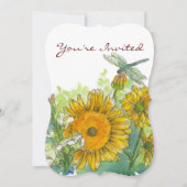 Zonnebloemen Snapdragon Bloemen 60ste Verjaardagsf Kaart (Voorkant)