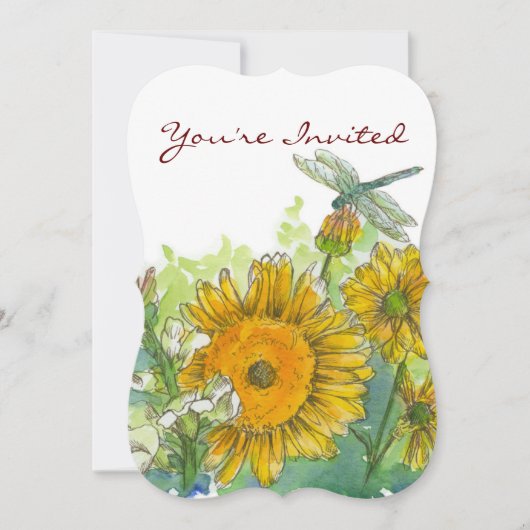 Zonnebloemen Snapdragon Bloemen 60ste Verjaardagsf Kaart (Voorkant)