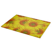Zonnebloemen Snijplank (Hoek)