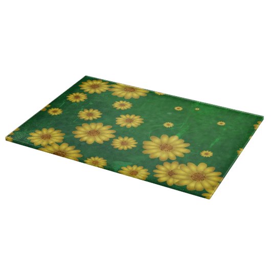 Zonnebloemen Snijplank (Hoek)