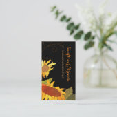Zonnebloemen Spa Boutique Visitekaartjes (Staand voorkant)