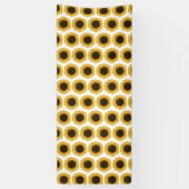  zonnebloemen spandoek (Verticaal)