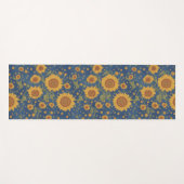 Zonnebloemen & sterren geïnspireerd op Van Gogh Yo Yogamat (Voorkant (horizontaal))