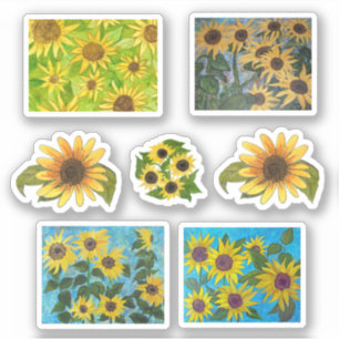 Zonnebloemen Sticker