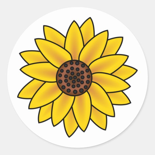 Zonnebloemen Stickers (Voorkant)