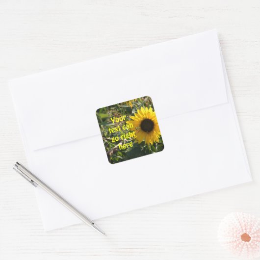 Zonnebloemen Stickers (Envelop)