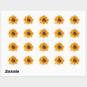 Zonnebloemen Stickers (Vel)