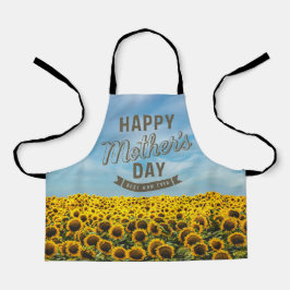 Zonnebloemen Stijlvol Elegant Beste Mam Ooit Bloem Schort