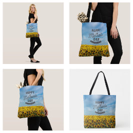 Zonnebloemen Stijlvol Elegant Beste Moeder Ooit Bl Tote Bag