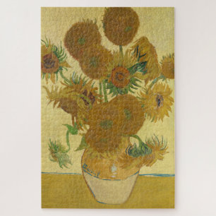 Zonnebloemen, Stilleven Olie Schilderij, Van Gogh Legpuzzel